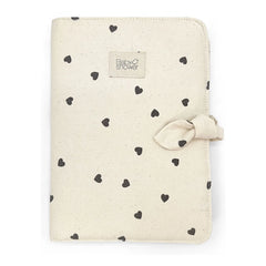 Babyshower - U-Heft-Hülle Hearts | Weiß