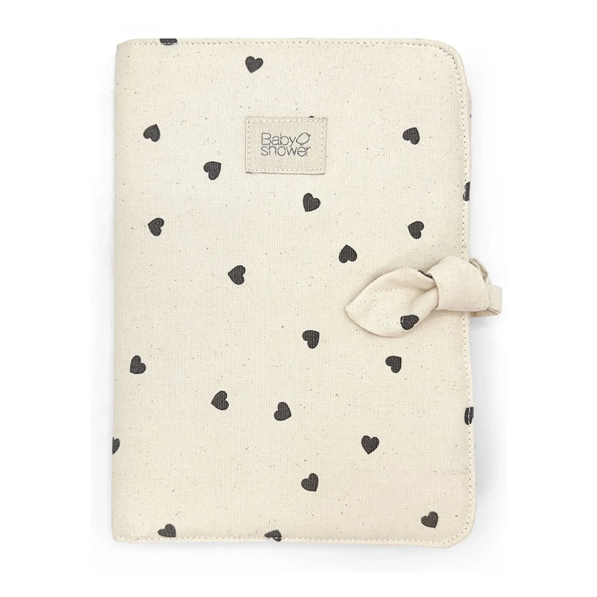 Babyshower - U-Heft-Hülle Hearts | Weiß