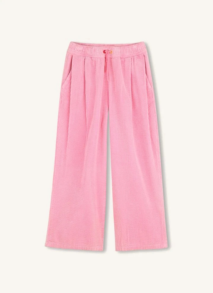 Kenzo - Samthose mit elastischem Bund | Zuckerrosa