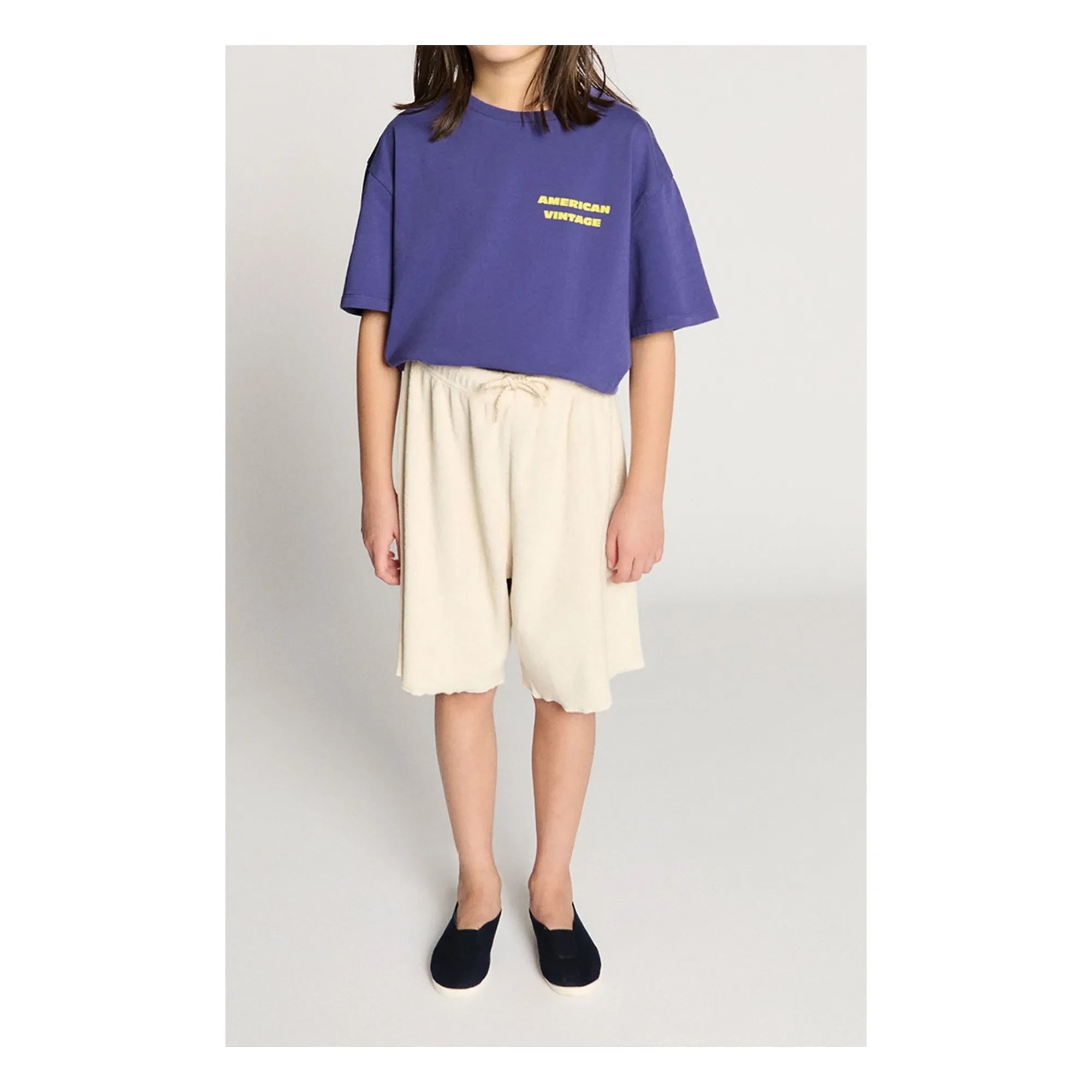 American Vintage - Fuxow Jogger Shorts aus Bio-Baumwolle | Ecru