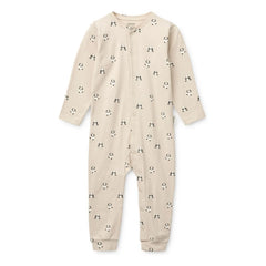 Liewood – Pyjama Birk Pandas Bio-Baumwolle | Beige
