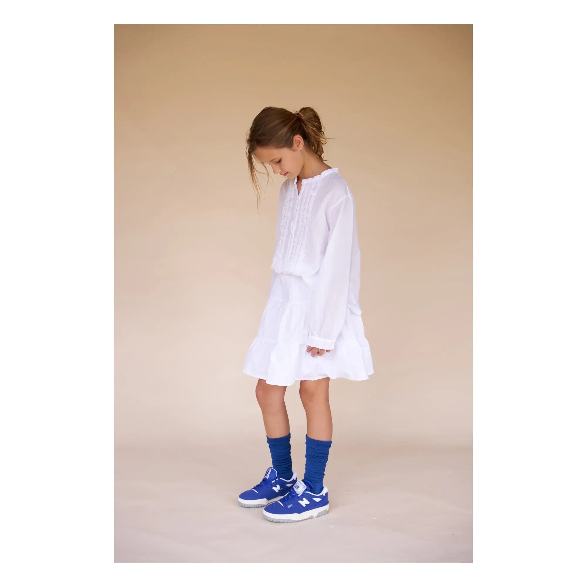 Longlivethequeen - Gerüschte Bluse | Weiß