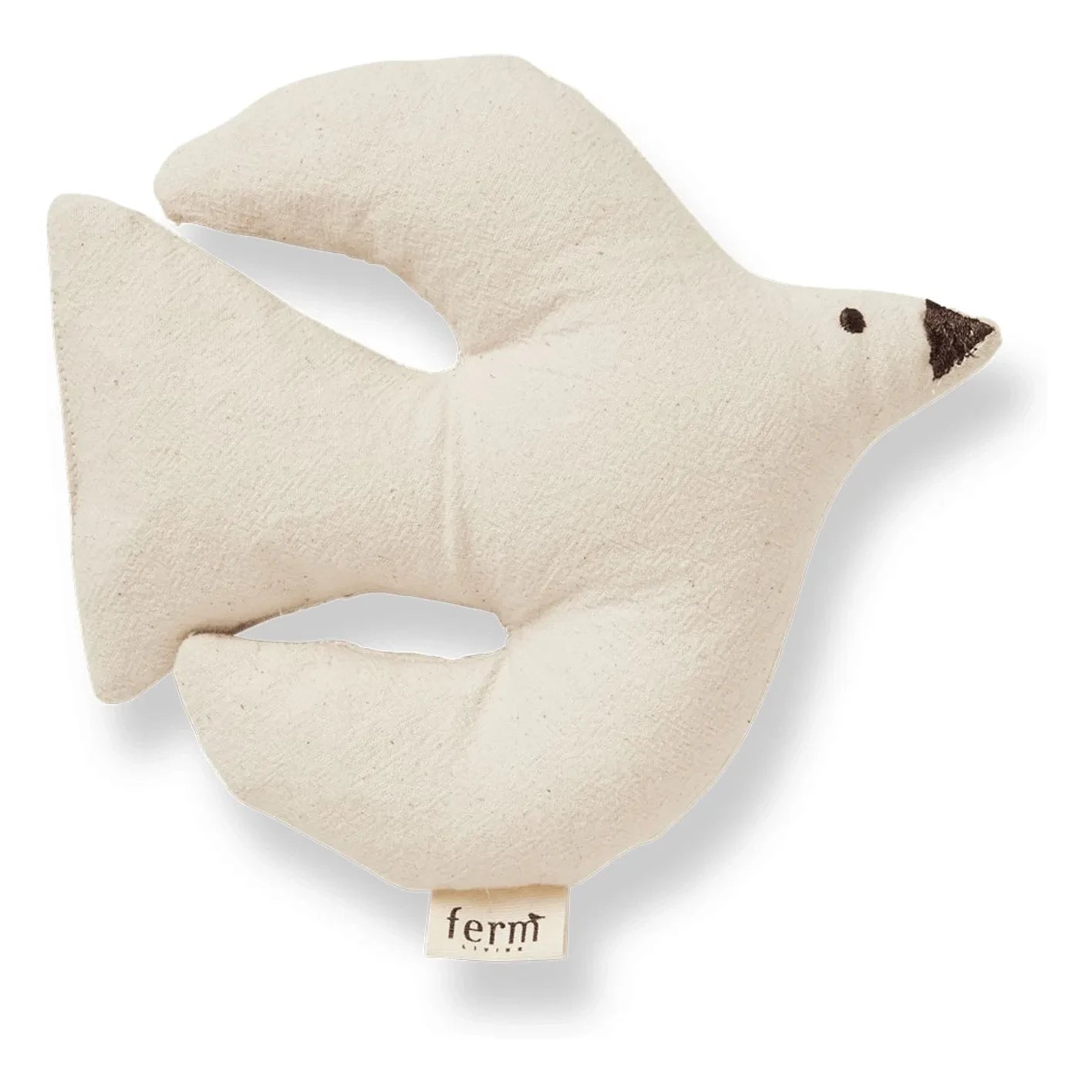 Ferm Living Kids - Swif Vogel Plüschtier | Weiß