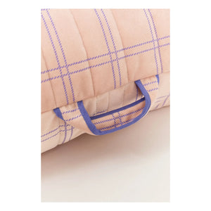 Nobodinoz - Eco-Samt lange Pouf | Gelb