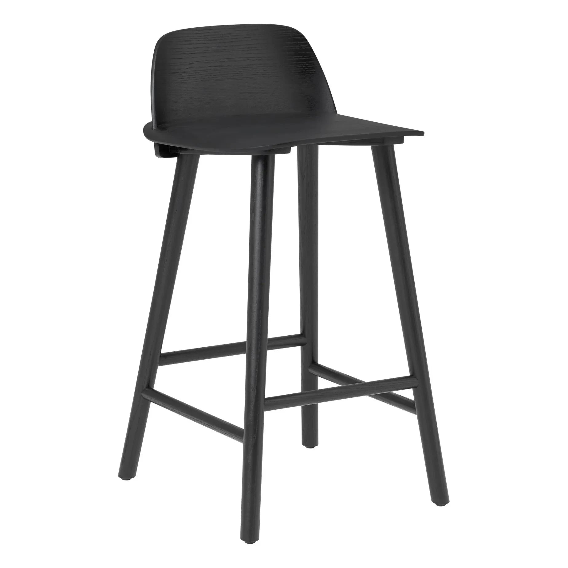 Muuto - Nerd Barhocker 65 cm | Schwarz