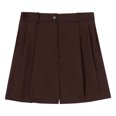Cordera - Bermuda Schneiderhose aus Wolle | Bordeaux