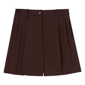 Cordera - Bermuda Schneiderhose aus Wolle | Bordeaux