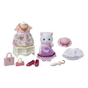 Sylvanian Families - Modekoffer und große Schwester Perserkatze