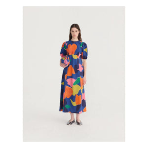 Bobo Choses - Blooming Color Bio-Baumwollkleid | Blau