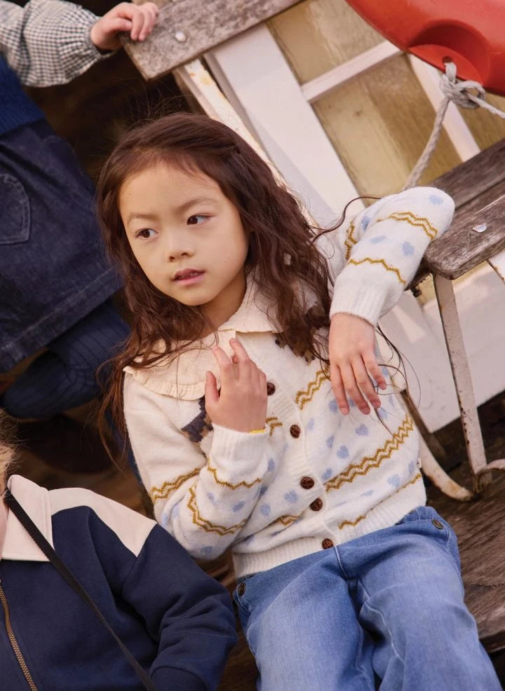 Bonton - Paula Strickjacke | Ecru