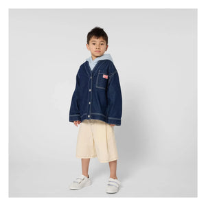 Kenzo - Jeansjacke mit V-Ausschnitt Kenzo Garden | Dunkelblau