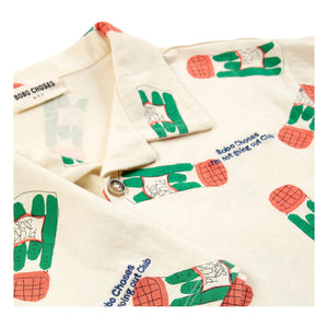 Bobo Choses - Pickles Set aus Bio-Baumwollhemd und Shorts | Ecru