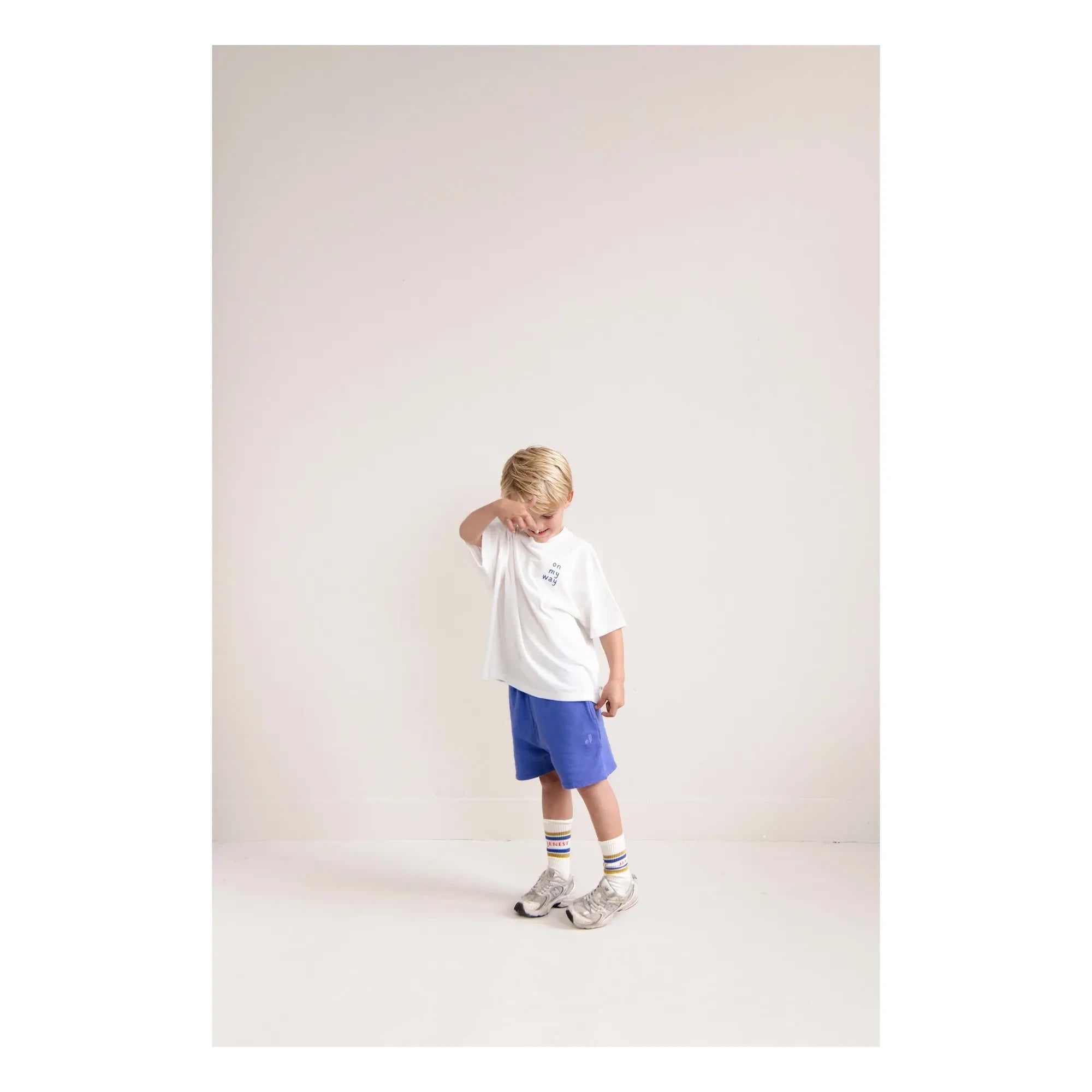 Jenest - Oversize T-Shirt "Ben On My Way" Bio-Baumwolle | Weiß