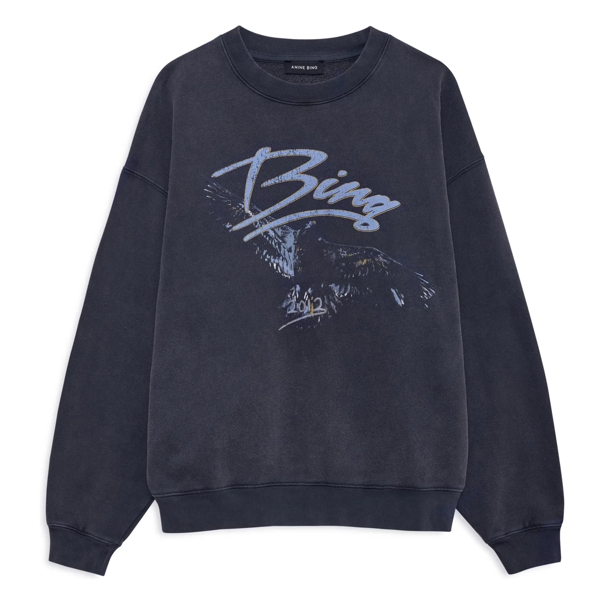 Anine Bing - Spencer-Sweatshirt | Washed Black