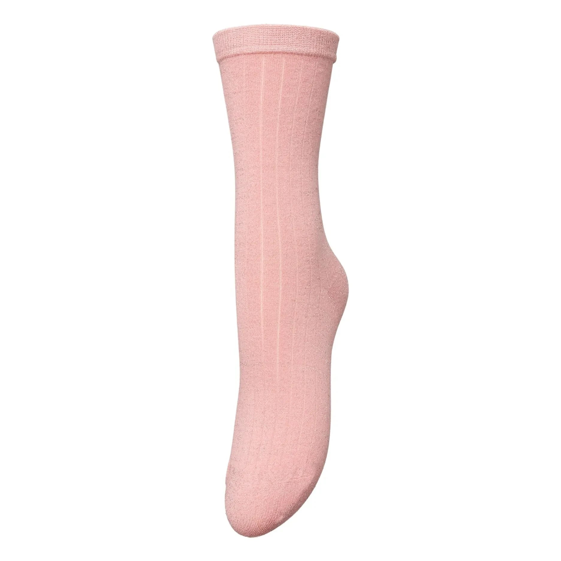 Becksöndergaard - Glitzernde Rippensocken | Rosa