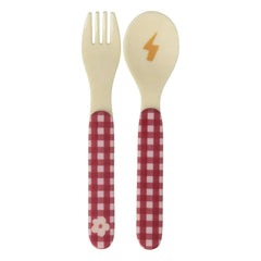 Rice - Hero Melamin Besteck-Set | Rosa