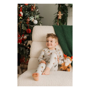 Petit Lem - Carlins Bio-Baumwoll-Pyjama | Grau