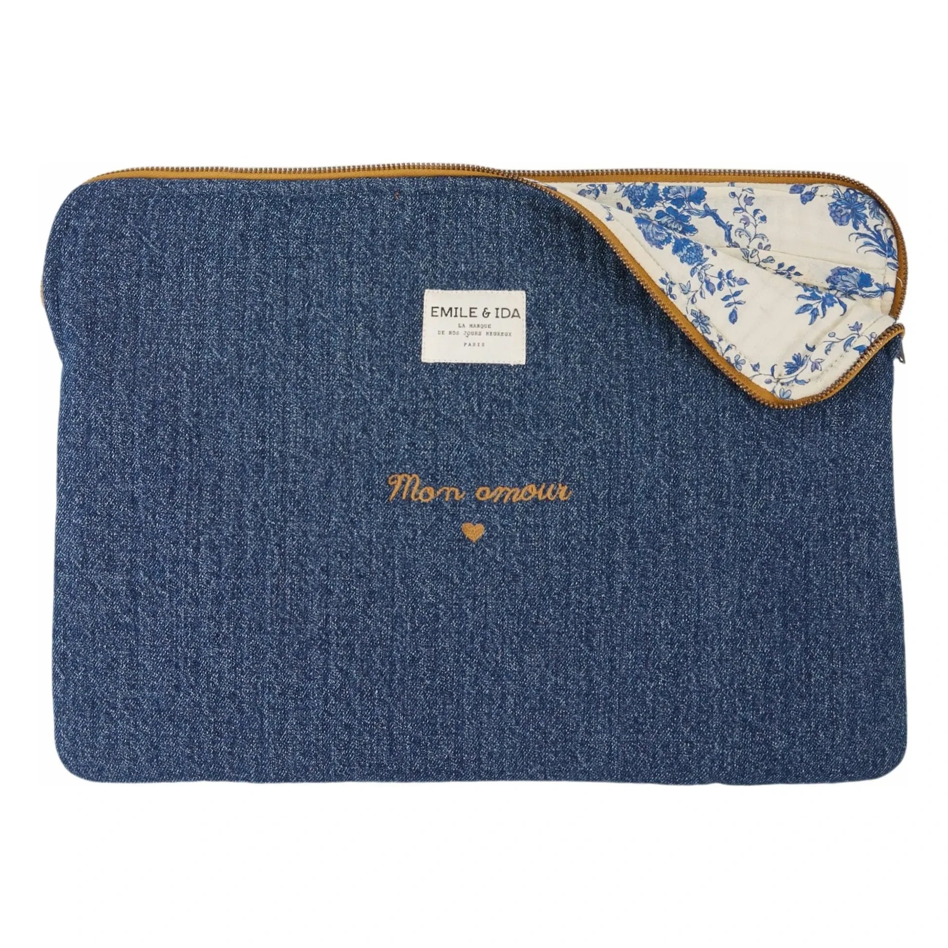 Emile et Ida - Laptop-Hülle | Denim