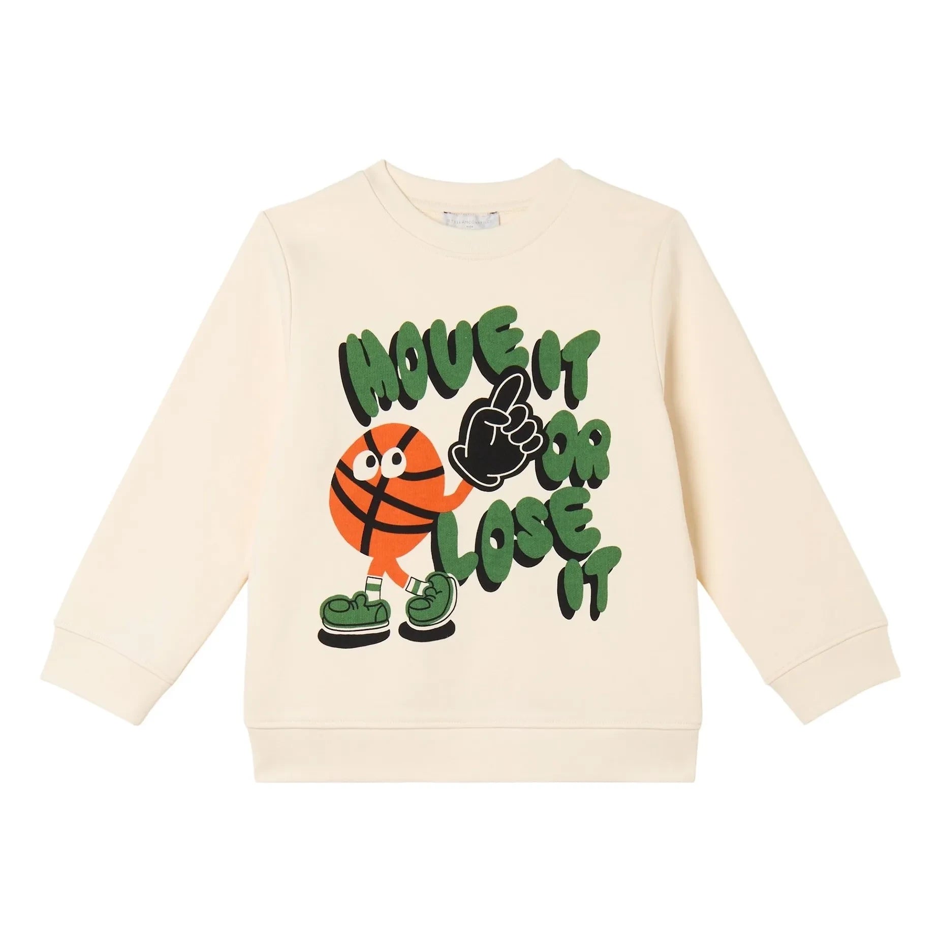 Stella McCartney Kids - Sweat Move It Or Lose It | Creme