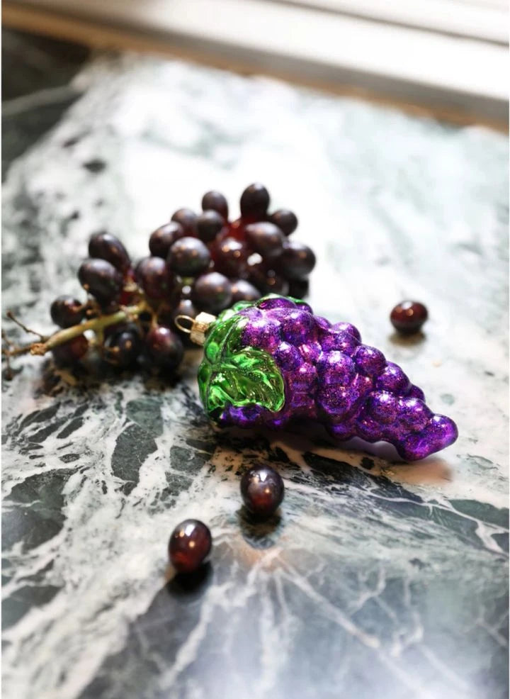 &Klevering - Trauben Weihnachtsbaumschmuck | Lila
