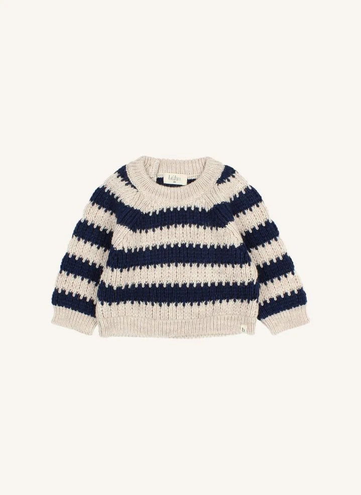 Búho - Wollpullover | Marineblau