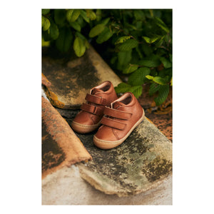 Petit Nord - Tägliche Klett-Sneaker | Cognac