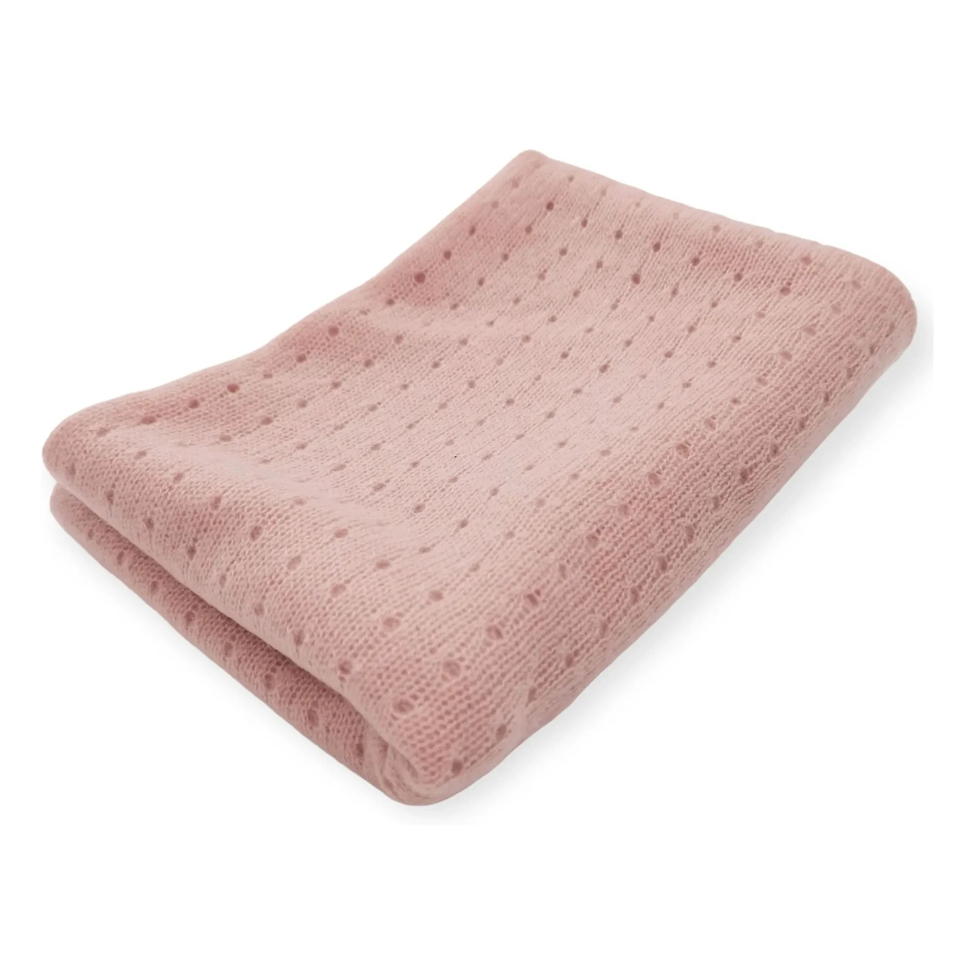 My Little Freckle - Organische Kaschmir Pointelle Decke | Rosa
