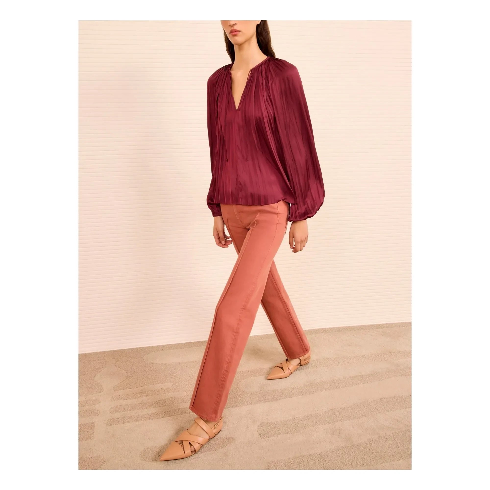 Ulla Johnson – Bluse Electra | Bordeaux