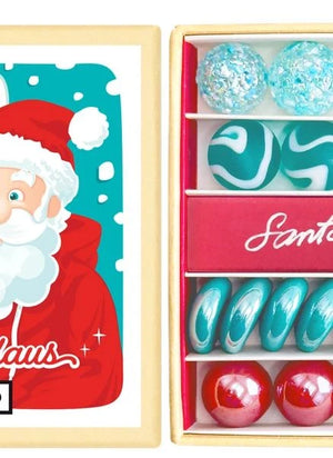 Billes & Co - Weihnachtsmanns Kiste - 25 Murmeln | Blau