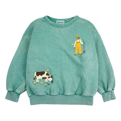 Bobo Choses - Sweat Farm Bio-Baumwolle | Grün