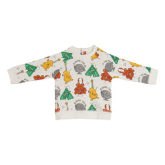 Stella McCartney Kids - Insekten-Sweatshirt aus Bio-Baumwolle | Cremefarben