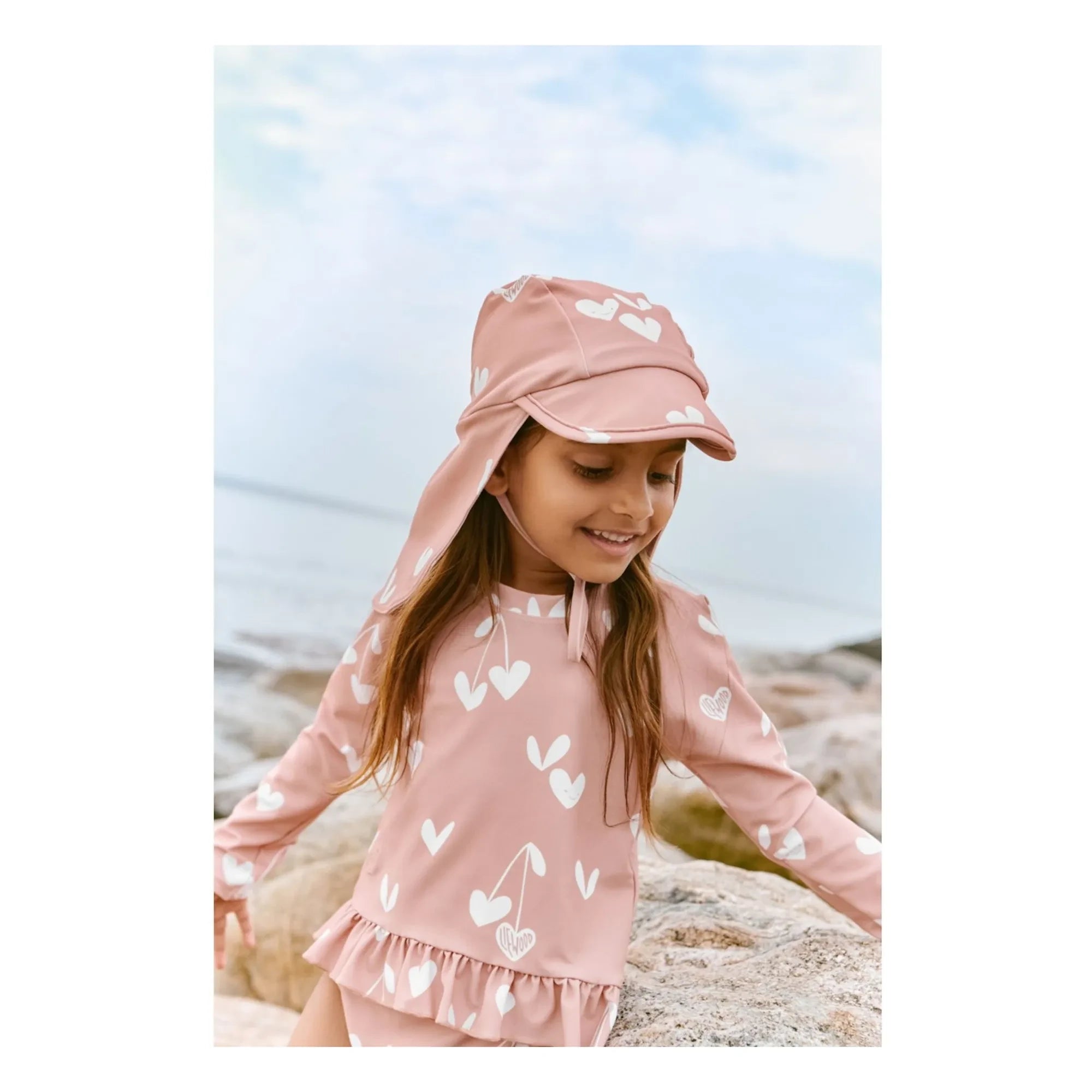 Liewood - Cecilia Herzen UV-Schutzhut | Rosa