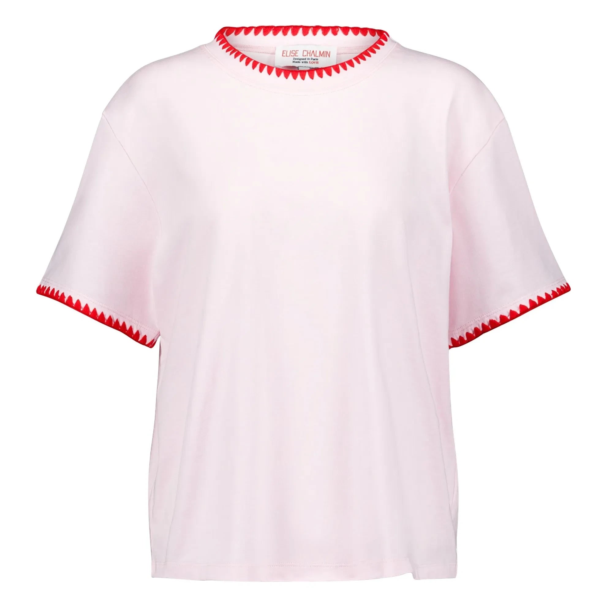 Elise Chalmin - Loicia Baumwoll-T-Shirt | Rosa
