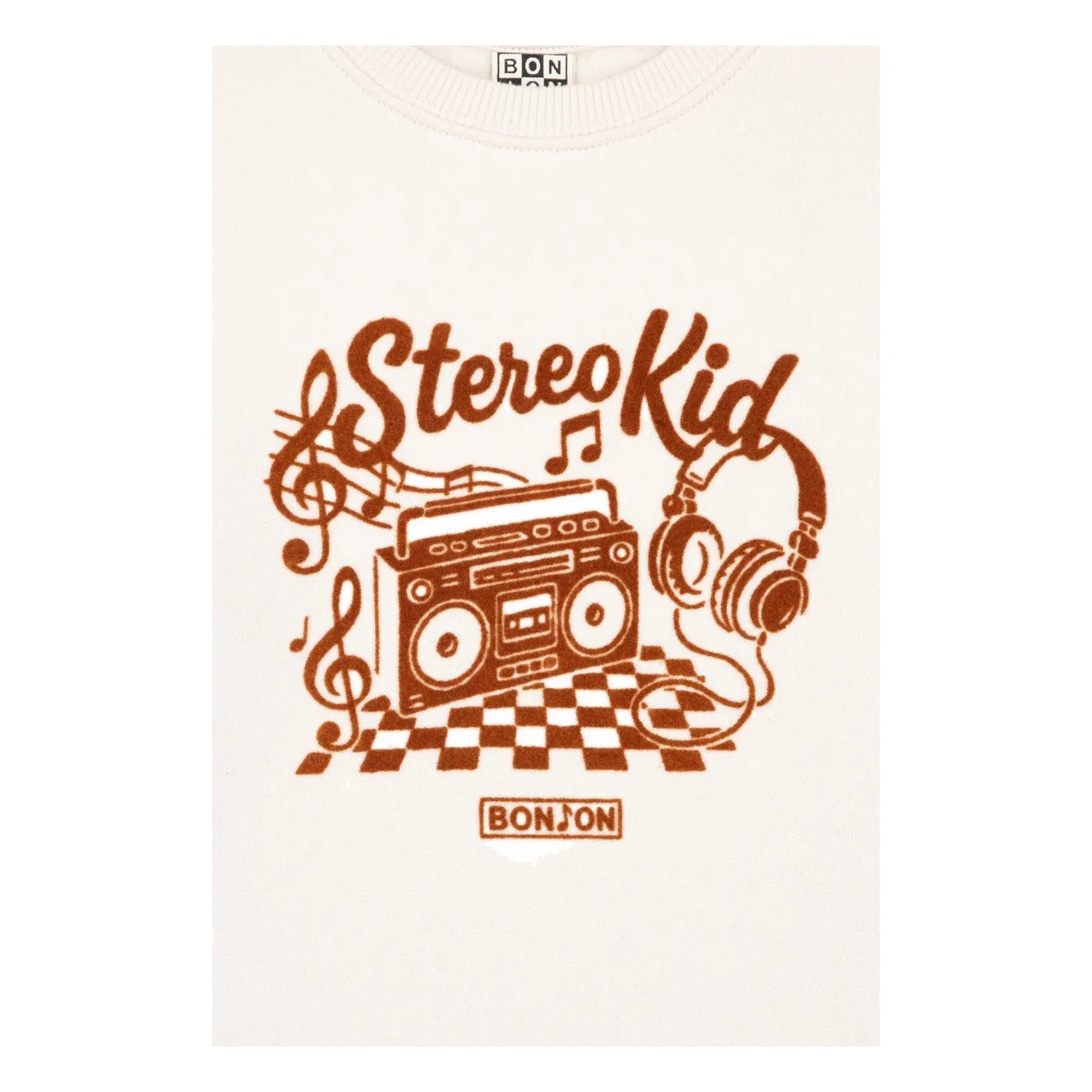 Bonton - Sweat Smile Stereokid | Ecru