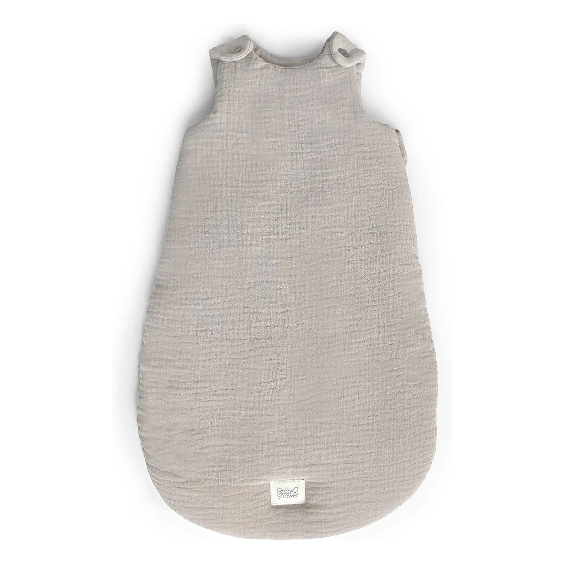 Babyshower - Musselin-Babyschlafsack aus Baumwolle | Latte