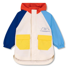 Wynken – Windjacke mit Farbblock-Design | Ecru