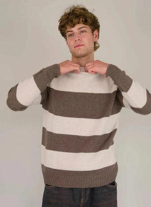 Origin Knitwear - Nahtloser Wollpullover | Lila
