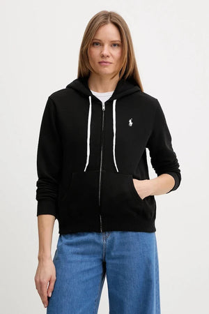 Polo Ralph Lauren Kadın Kapüşonlu Fermuarlı Pamuklu Sweatshirt