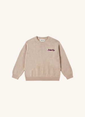 Smallable Kid - Shelly Pocket Kiss Wolle Pullover | Creme