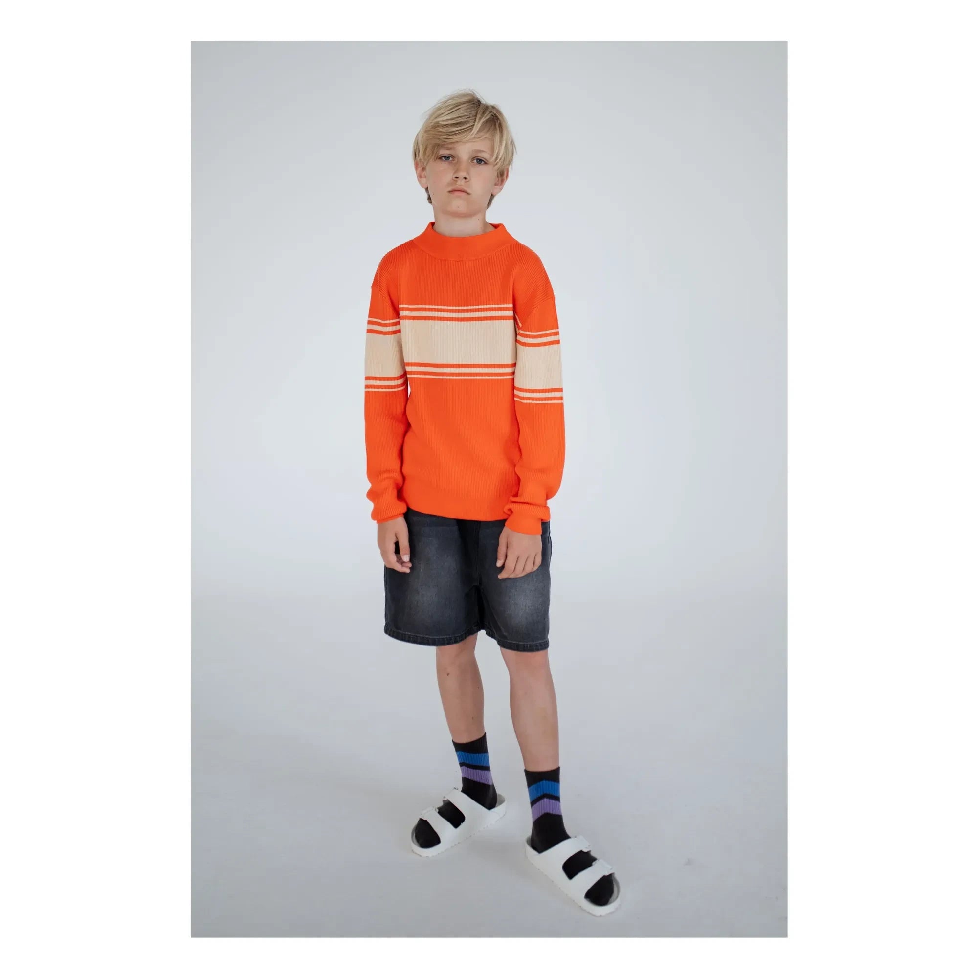 Repose AMS - Shorts aus Bio-Baumwoll-Twill | Kohlegrau