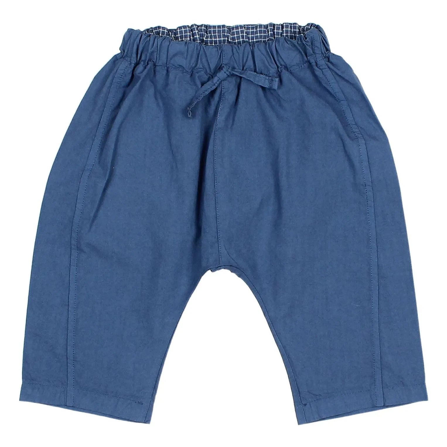 Búho – Babyhose aus Bio-Baumwoll-Popeline | Marineblau