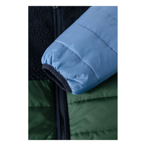 Liewood - Franka Wende-Sherpa-Jacke aus recyceltem Fleece | Marineblau