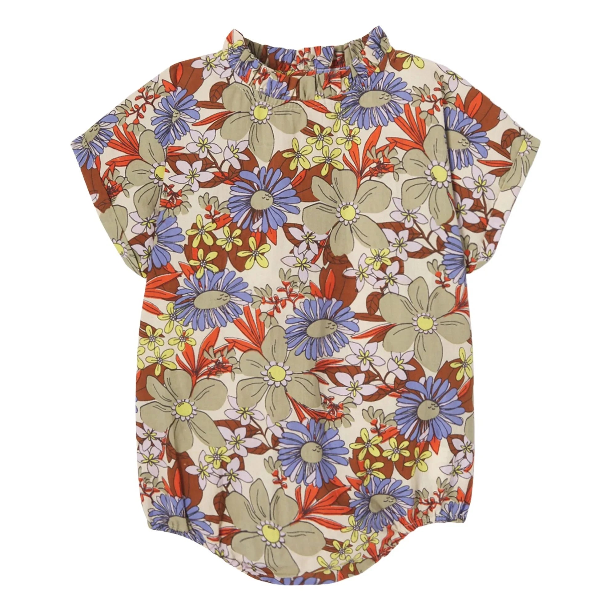 Apaches – Jumpsuit mit Blumenmuster | Grün
