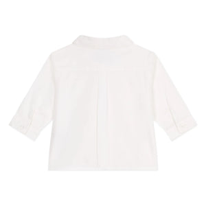 Petit Bateau - Taufhemd aus Bio-Baumwolle | Weiß