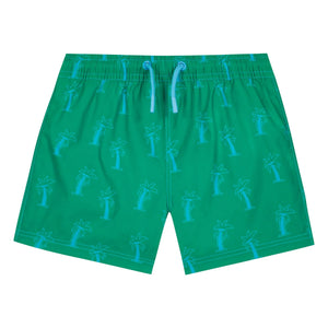 Bonton - Palm Badeshorts | Smaragdgrün