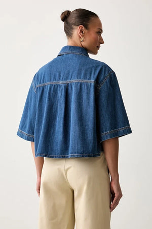 Weekend Max Mara Kadın Denim Gömlek WKDZANNATA