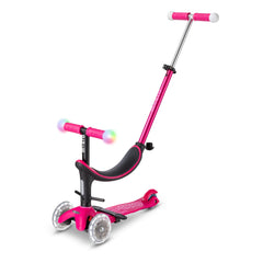 Micro - Mini 3'ü 1 Arada LED scooter | Ahududu Kırmızısı