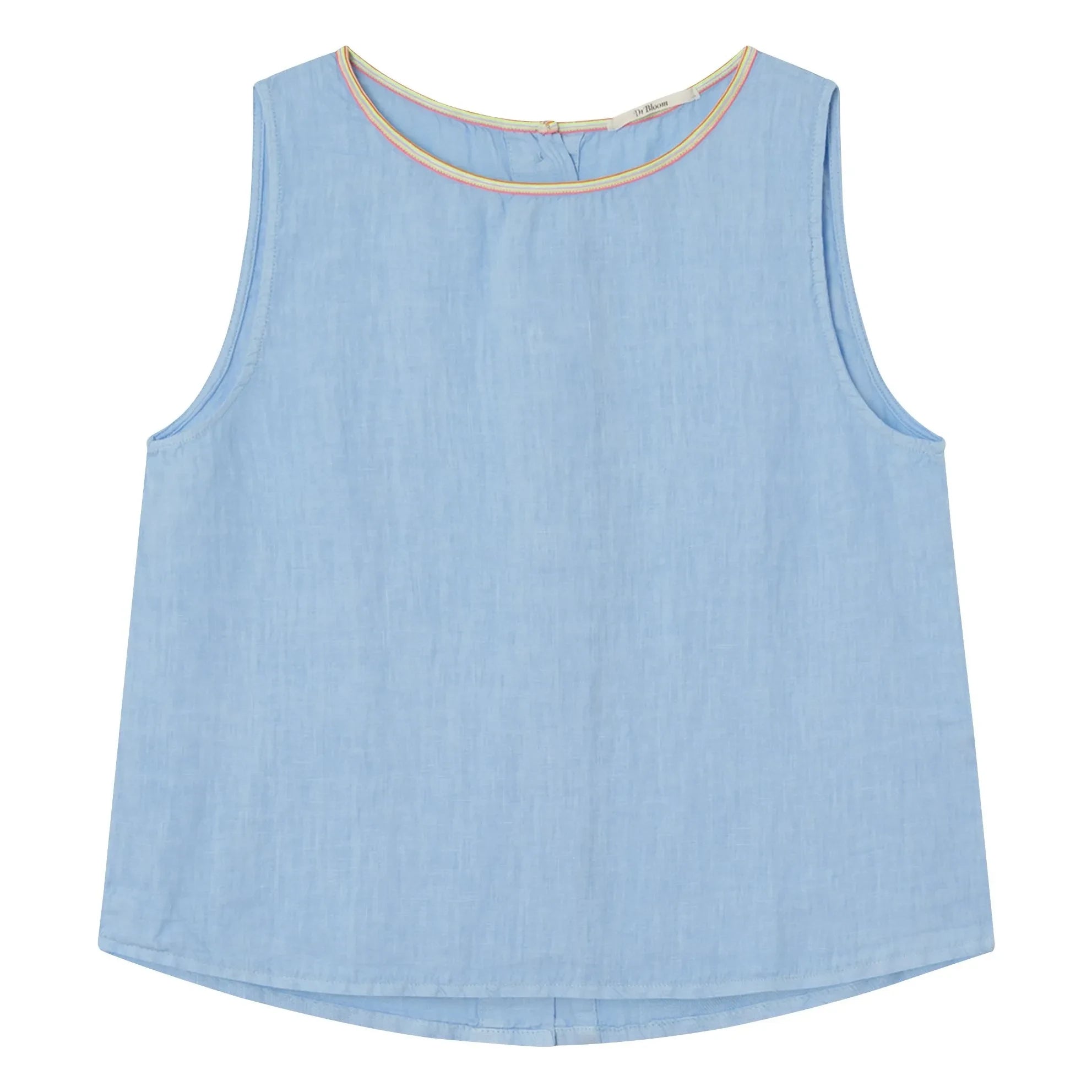 Dr Bloom - Top-Kettenbluse | Hellblau