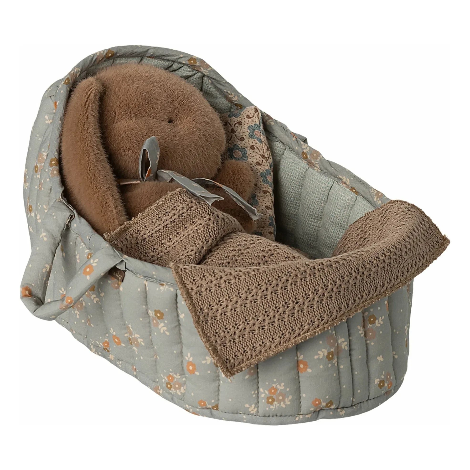 Maileg - Blauer Puppenwagen