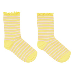 Smallable Kid - Gestreifte Lolita Socken | Gelb